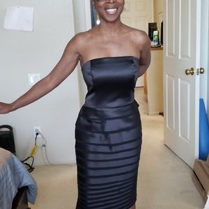 Black Strapless Dress